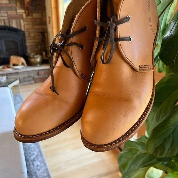 Red wing boots | booties lace up | tan | womens 8.5 - Picture 2 of 6